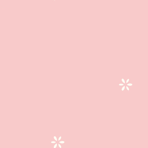 Musselin Bestickte Blümchen - hellrosa