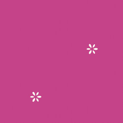 Musselin Bestickte Blümchen - pink