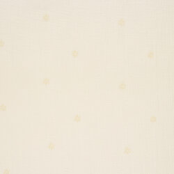 Musselin Bestickte Blümchen - creme