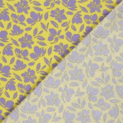 Musselin Blumenwind - gelb