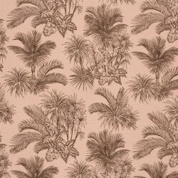 Musselin Palmen - rosa