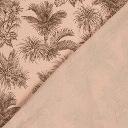 Musselin Palmen - rosa