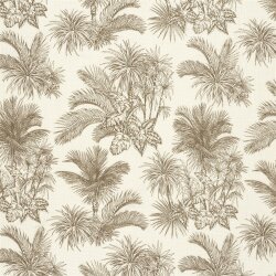 Musselin Palmen - creme