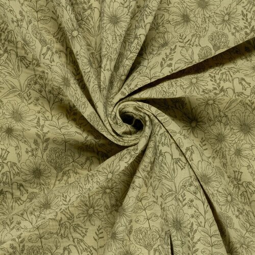 Musselin Blumenwiese - helloliv