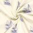 Musselin Segelboote - creme/stahlblau
