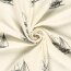 Musselin Segelboote - creme/dunkelblau