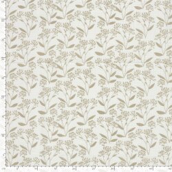 Musselin Blumendolden - creme/beige