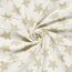 Musselin Sterne - creme/beige