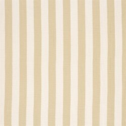 Musselin Streifen - beige/creme