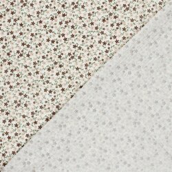 Musselin Mini Blumen - creme