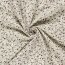 Musselin Mini Blumen - creme