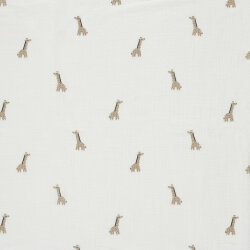Musselin Giraffen - creme