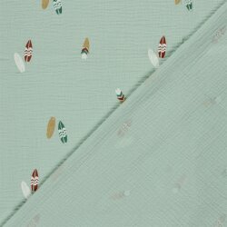 Musselin Surfbretter - hellblau