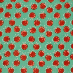 Musselin Äpfel - smaragdgrün