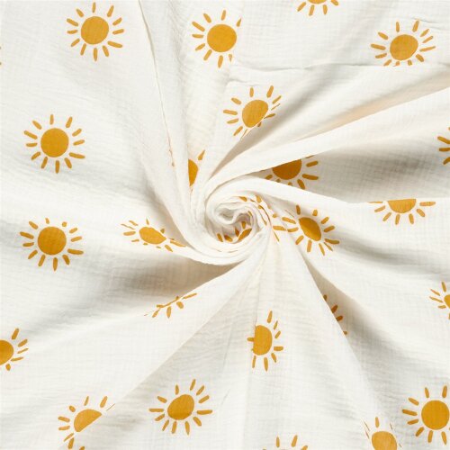 Musselin Sonne - creme