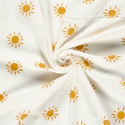 Musselin Sonne - creme