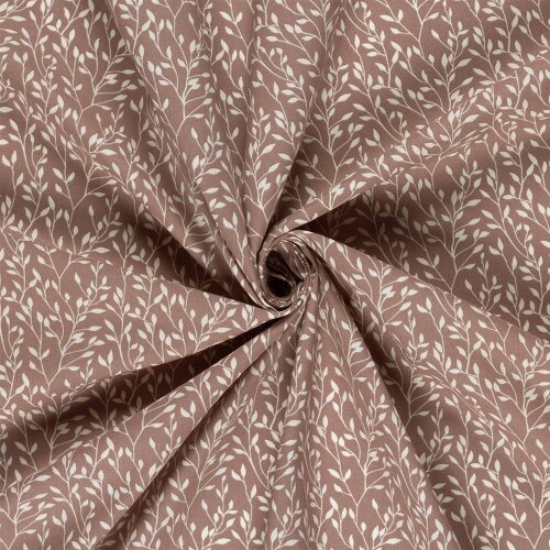 Baumwollpopeline Haferzweige - hellmalve