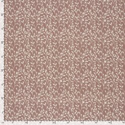 Baumwollpopeline Haferzweige - hellmalve