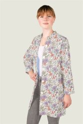 Baumwollpopeline Sommerwiese - creme