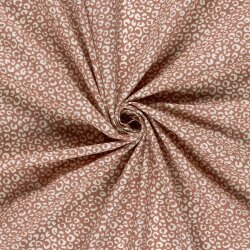 Baumwollpopeline Leotupfen - helllachs