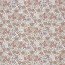 Baumwollpopeline buntes Blumenfeld - creme