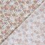 Baumwollpopeline buntes Blumenfeld - creme