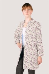 Baumwollpopeline Vögel auf Zweige - creme