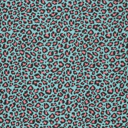 Baumwollpopeline Leo - wasserblau