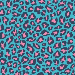 Baumwollpopeline Leo - wasserblau