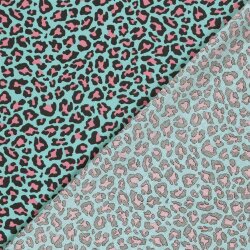 Baumwollpopeline Leo - wasserblau