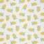 Baumwollpopeline Zitronen - creme