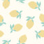 Baumwollpopeline Zitronen - creme