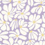 Baumwollpopeline Margeritenkunst - lavendel