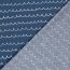 Baumwollpopeline Wellenstreifen - jeansblau