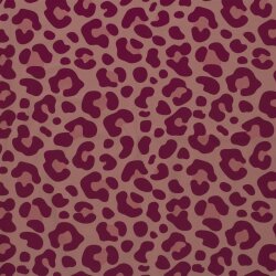 Baumwolljersey Leo - altrosa/magenta