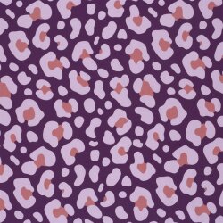 Baumwolljersey Leo - violett/helllila