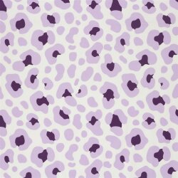 Baumwolljersey Leo - creme/helllila