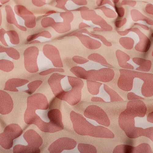 Baumwolljersey Leo - haut/altrosa