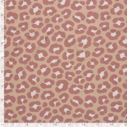 Baumwolljersey Leo - haut/altrosa