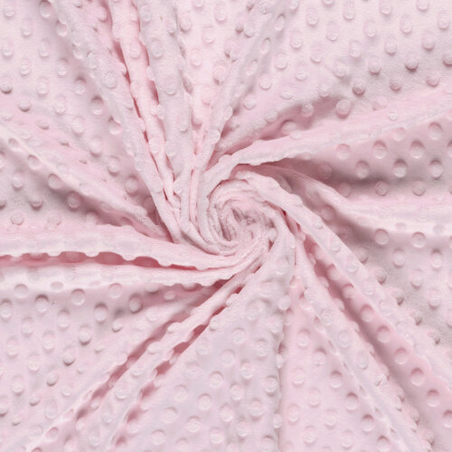 Minky Fleece *Marie* Uni - hellrosa