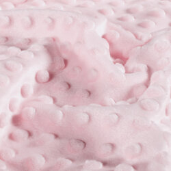 Minky Fleece *Marie* Uni - hellrosa
