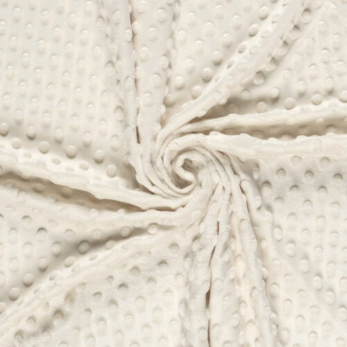 Minky Fleece *Marie* Uni - wollweiß