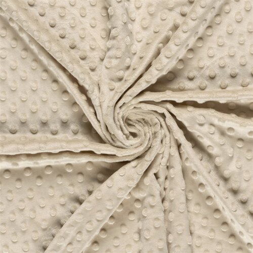 Minky Fleece *Marie* Uni - hellbeige