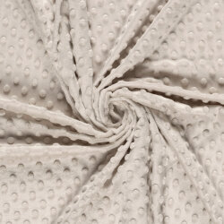 Minky Fleece *Marie* Uni - cremebeige
