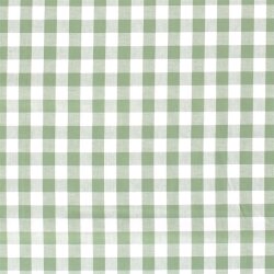 Baumwollpopeline garngefärbt Vichy Karo 18mm - antikmint