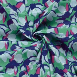 Baumwollsatin Blumen