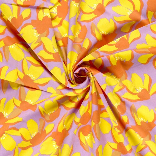 Baumwollsatin Blumen