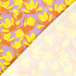 Baumwollsatin Blumen