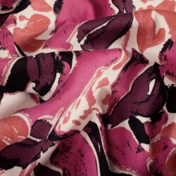 Baumwollsatin Blumen
