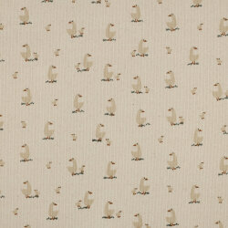 Rippjersey Organic Gänsefamilie - natur